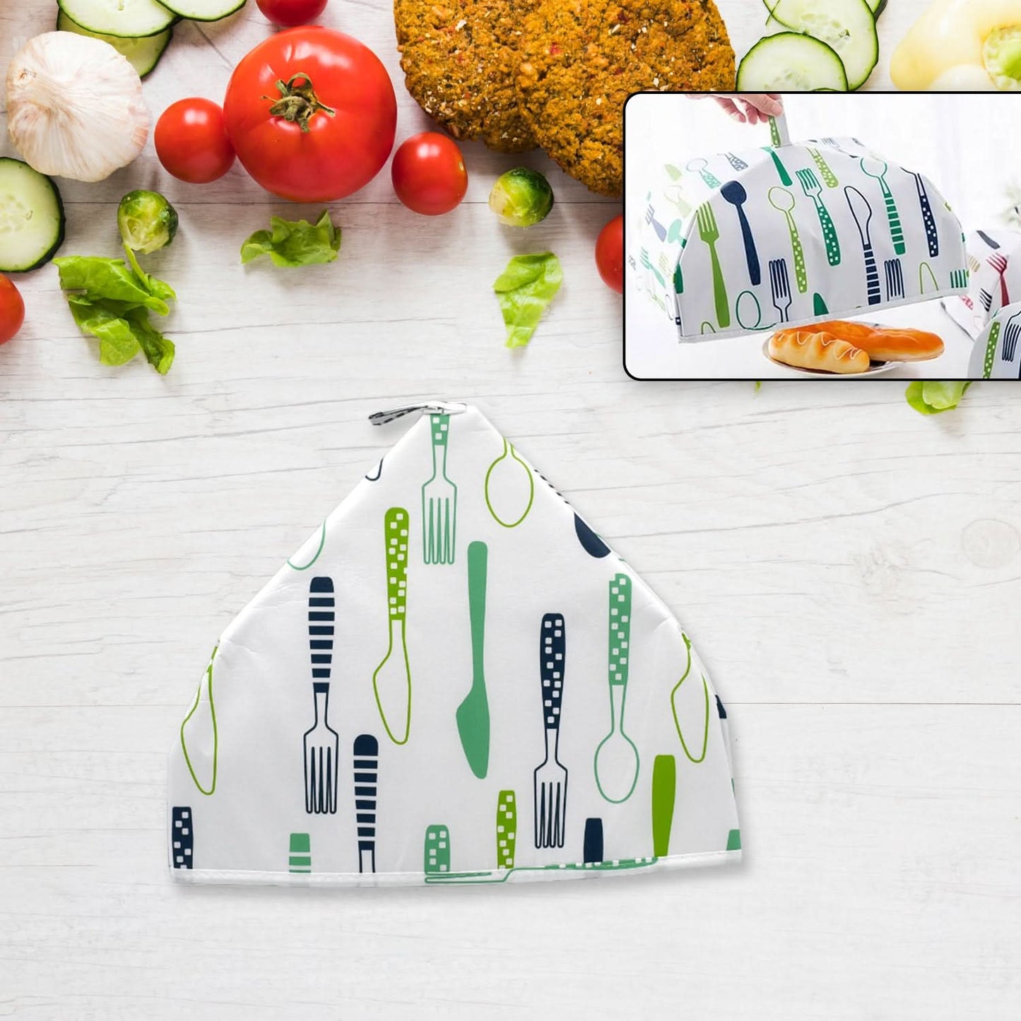 Foldable Food Covers Anti-dust Heat Preservation Anti Fly Mosquito Kitchen Lid Foldable Cover For Hot Food Food Dish Insulation Cover Food Warmer Cover For Kitchen Picnic