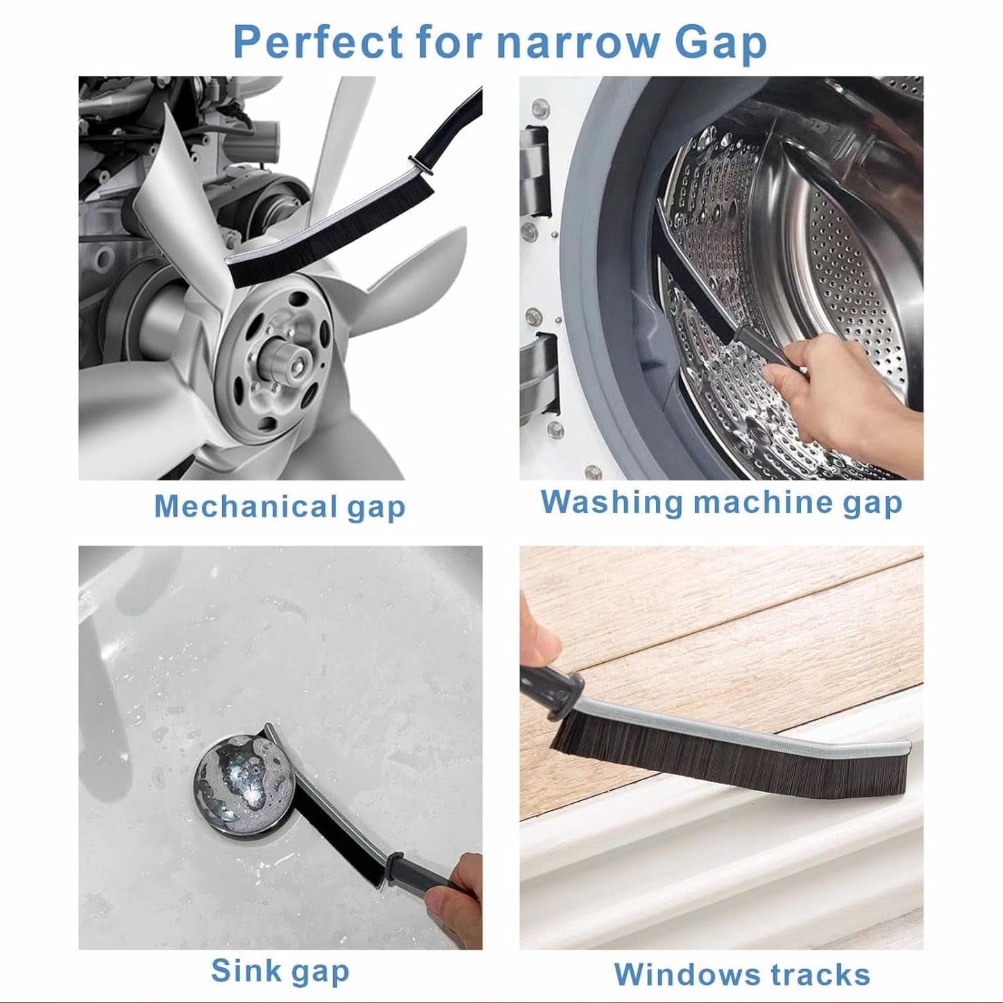 Multifunctional Crevice Cleaning Brush Gap Cleaning Brush (1 Pc 23 Cm)