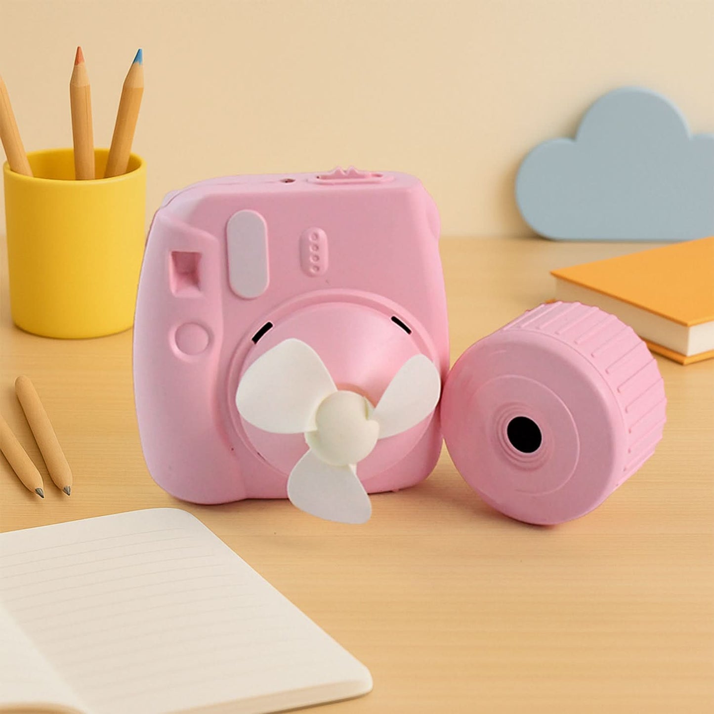 Usb Mini Camera-shaped Fan (1 Pc)