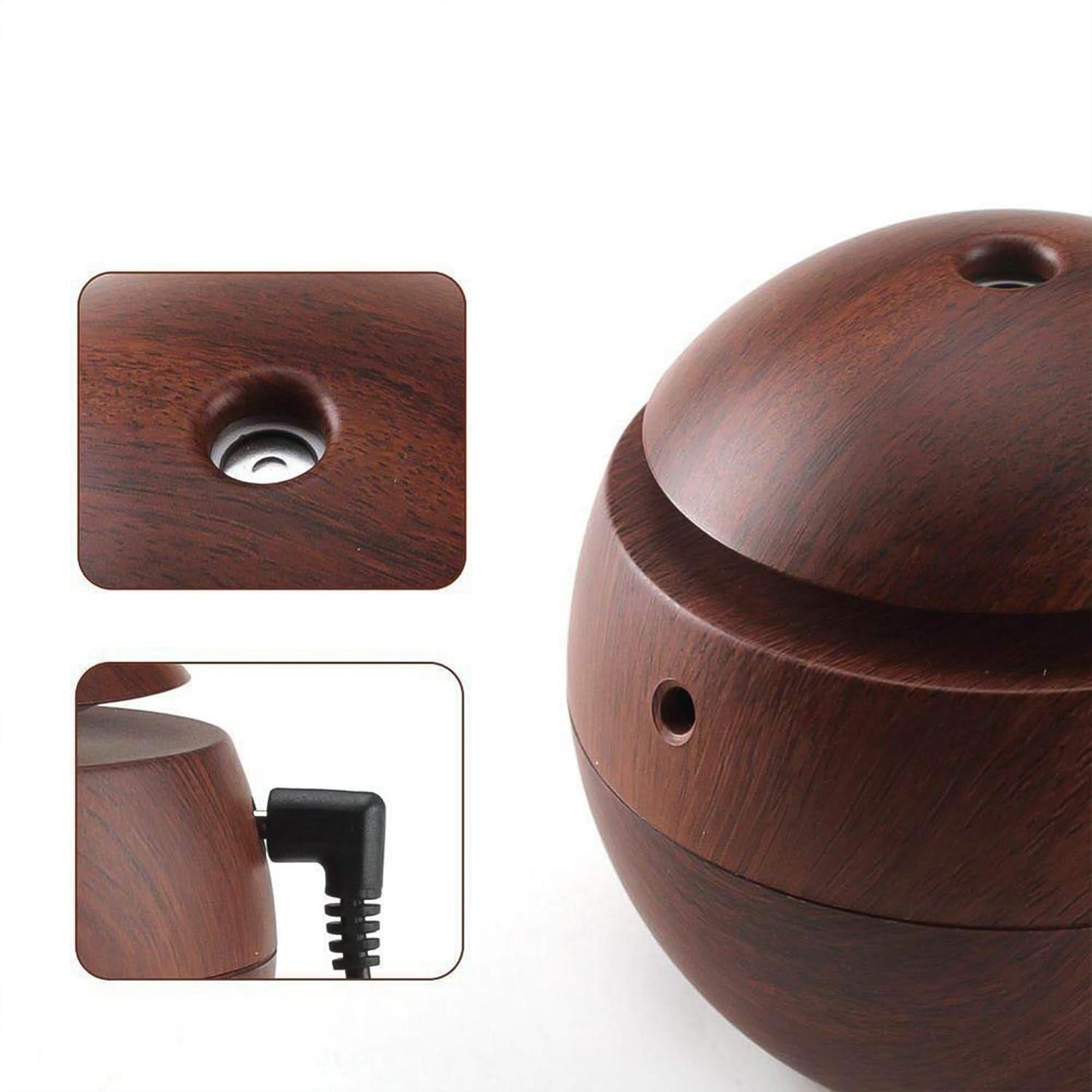 Ultrasonic Aromatherapy Humidifier Usb Desktop (130 Ml 1 Pc)