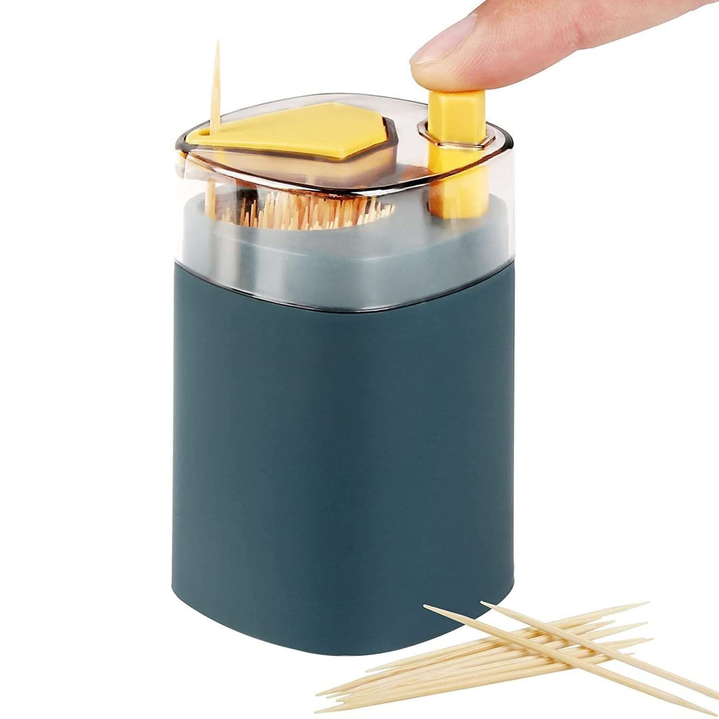 Toothpick Holder Dispenser, Pop-up Automatic Toothpick Dispense.