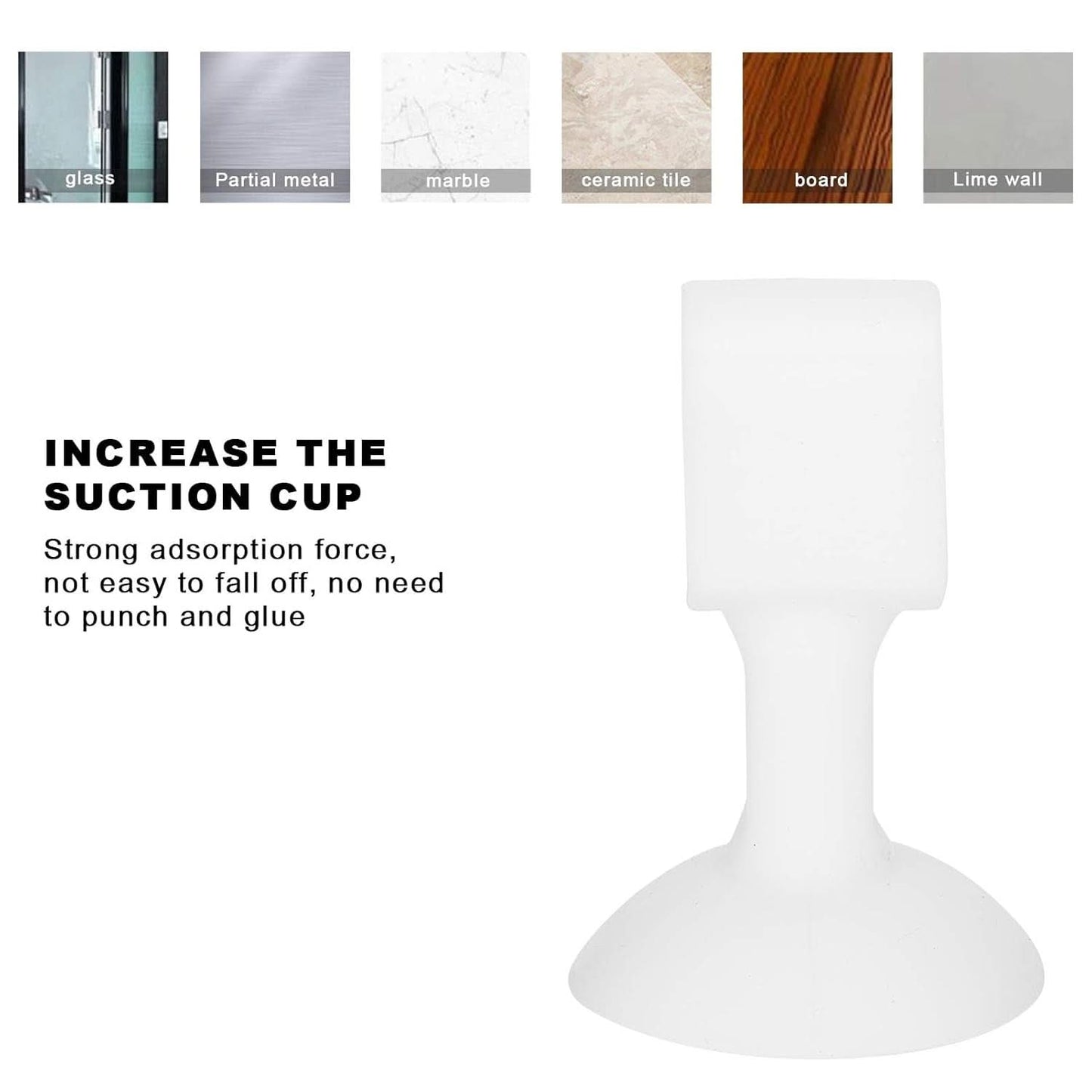 Self-sucking Silicone Door Stopper (1 Pc Mix Color)
