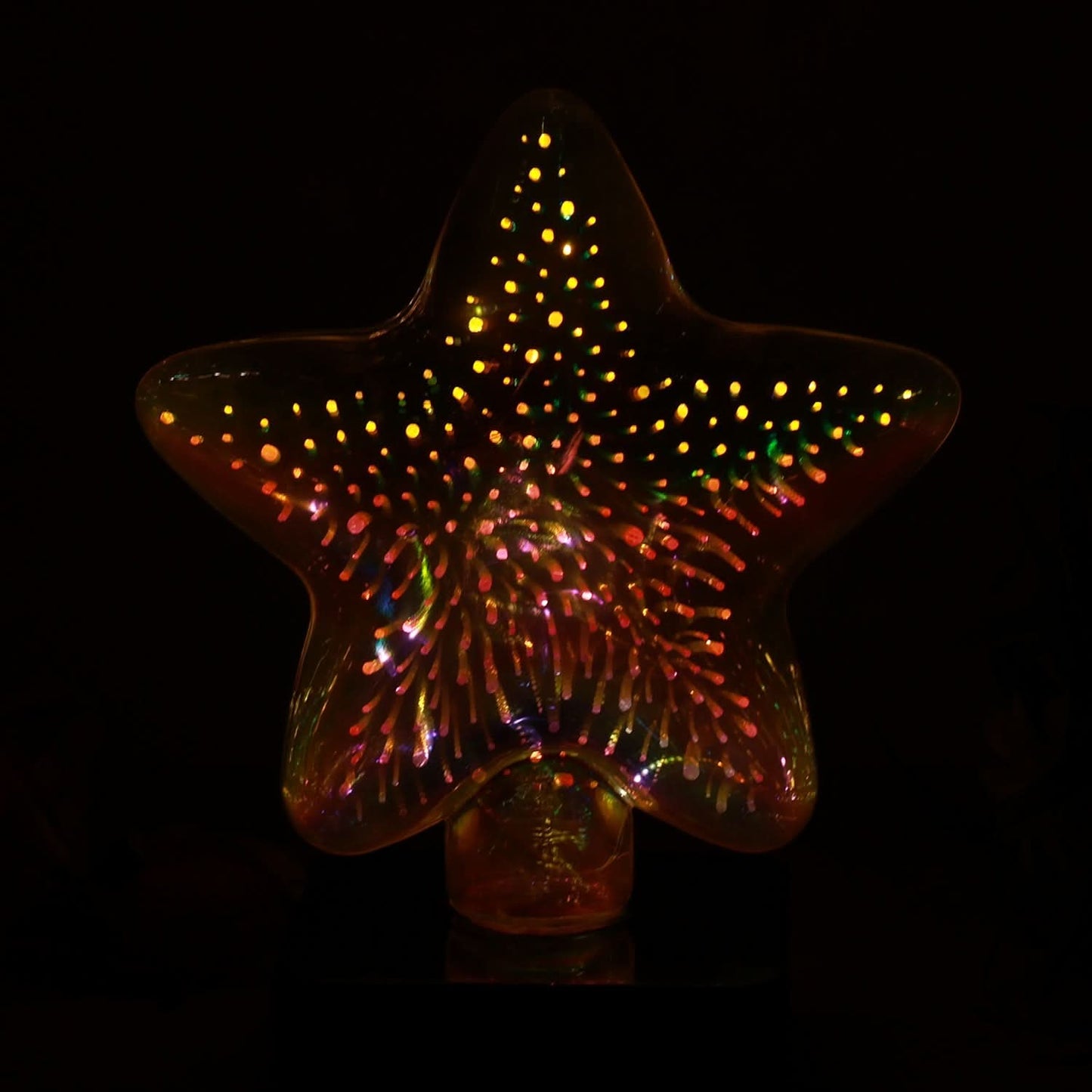 Star-shaped 3d Illusion Decorative Led Night Lamp (1 Pc)