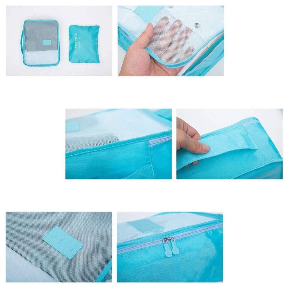 Cloth Organizer Pouch, laundry Zipper Bags (6 Pcs)