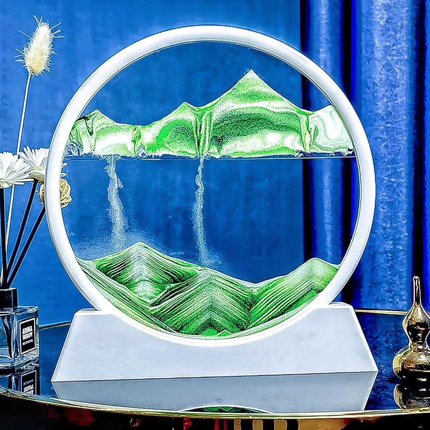 3d Moving Sand Art Picture Decor (1 Pc Multicolor)
