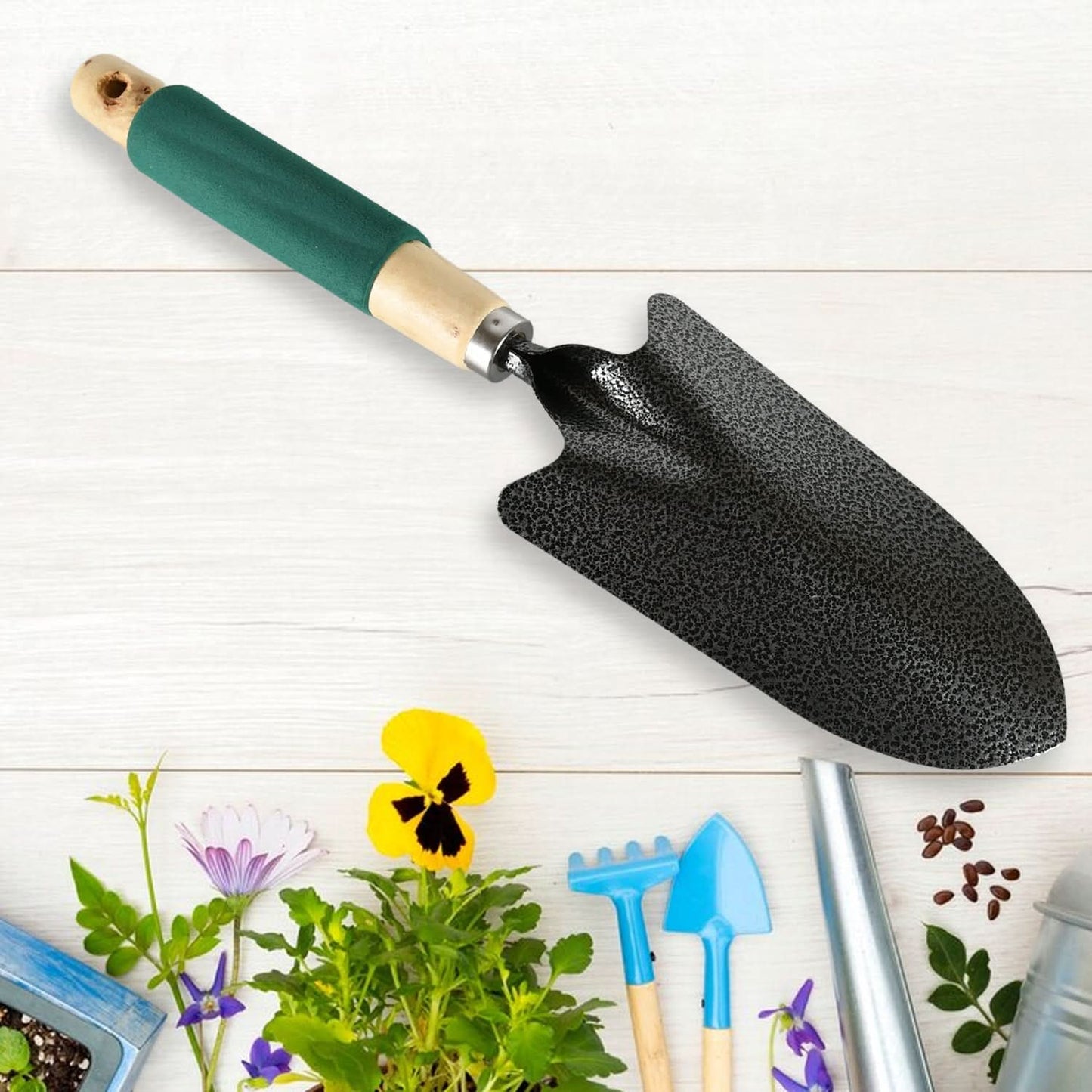 Gardening Tools - Hand Cultivator Wooden Handle (3 Pcs Set)