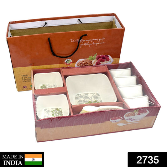 13 Pc Pudding Set Used As A Cutlery Set For Serving Food Purposes And Sweet Dishes And All In All Kinds Of Household And Official Places Etc.