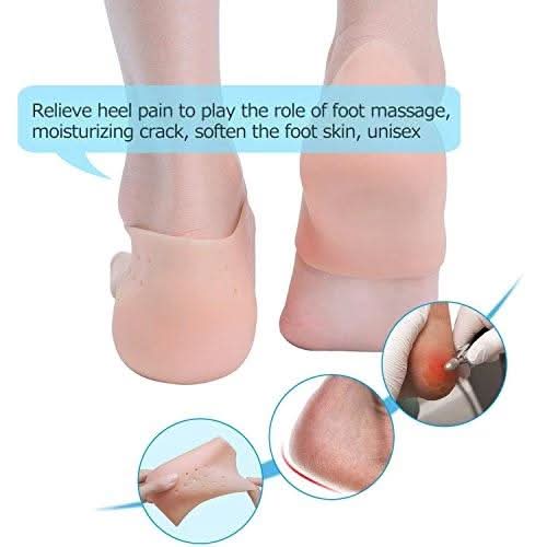 Moisturizing Skin Softening Silicone Gel For Dry Cracked Heel Repair (Multicolor)