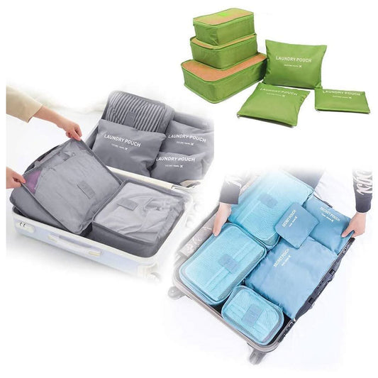 Cloth Organizer Pouch, laundry Zipper Bags (6 Pcs)