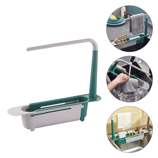 Expandable Kitchen Drying Basket Rack.