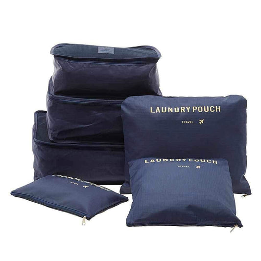 Cloth Organizer Pouch, laundry Zipper Bags (6 Pcs)