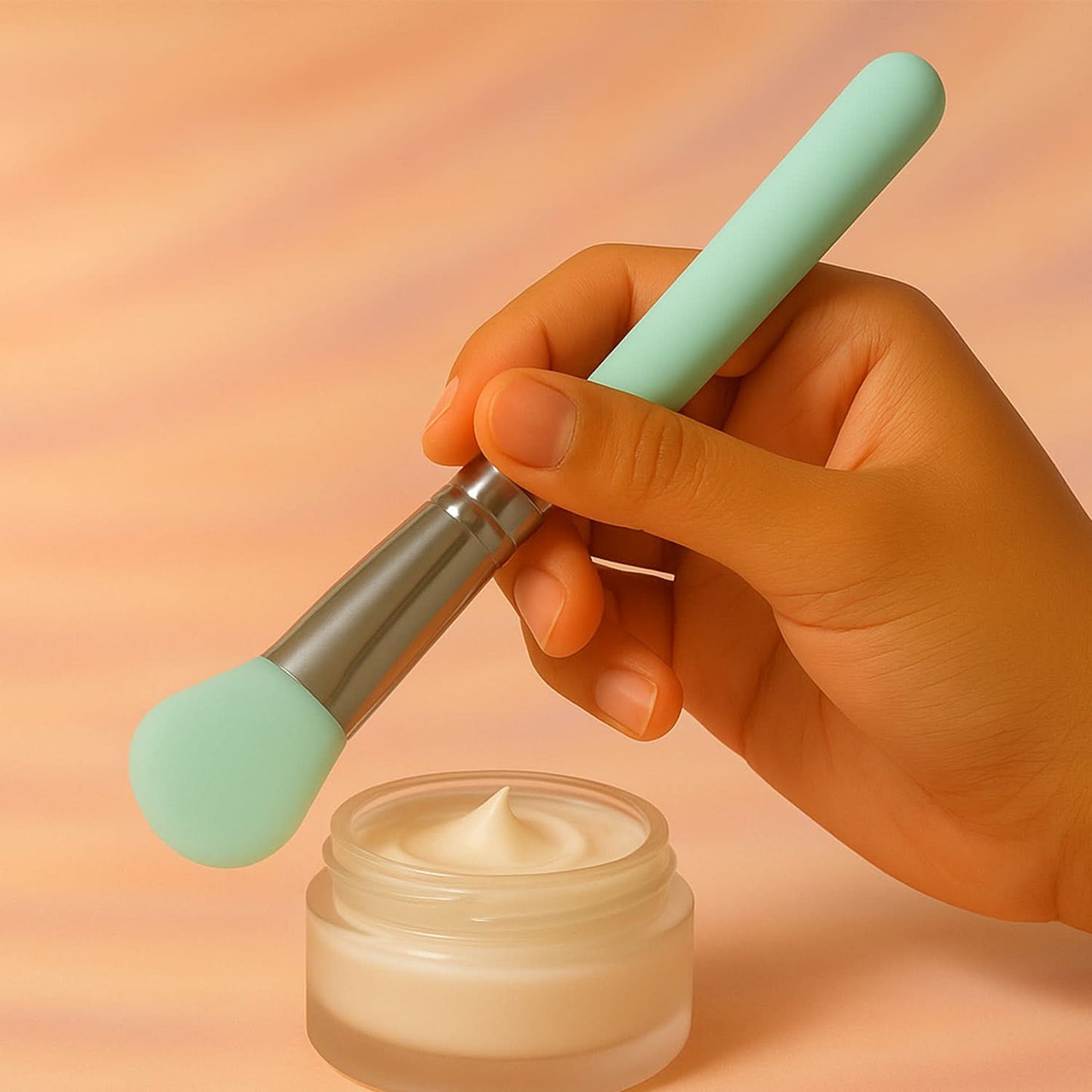 Soft Silicone Face Mask Applicator Brush (1 Pc)