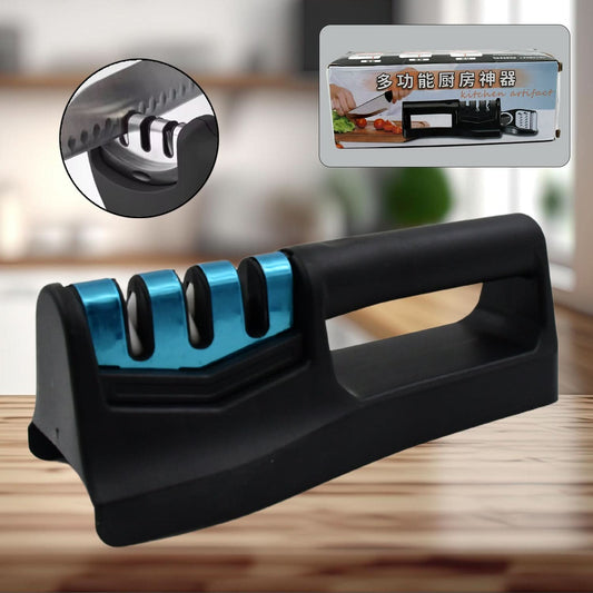 Knife Sharpener For Kitchen  Knife Sharpener for Handheld Knives  Pocket Knife Sharpener  Knife Sharpener For Chefs  Serrated Knife (9in1)