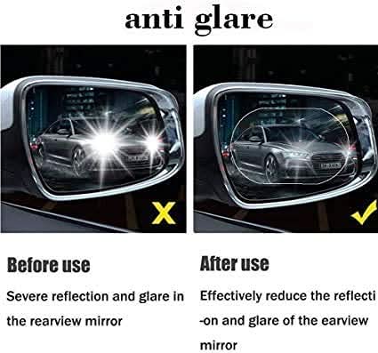 Anti Fog Anti Scratch Interior Rearview Car Mirror Film Waterproof