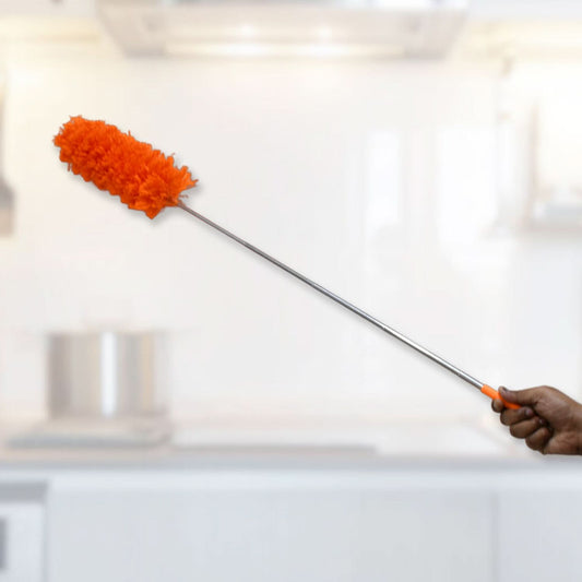 Adjustable Long Handle Microfiber Duster For Cleaning.