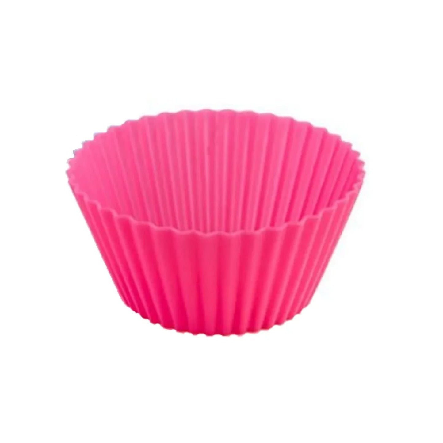 Silicone Cupcake Shaped Baking Molds. (6Pcs)