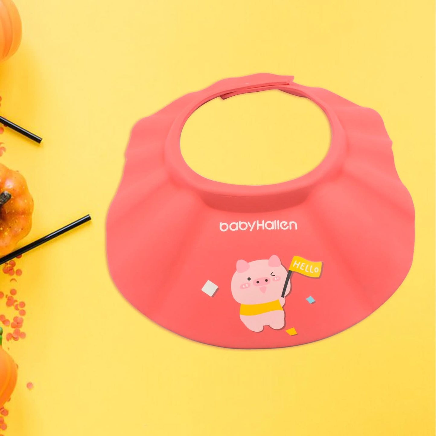 Baby Shower Caps Bath Cap For Toddler Flexible Material Comfortable Wash Hair (1 Pc)