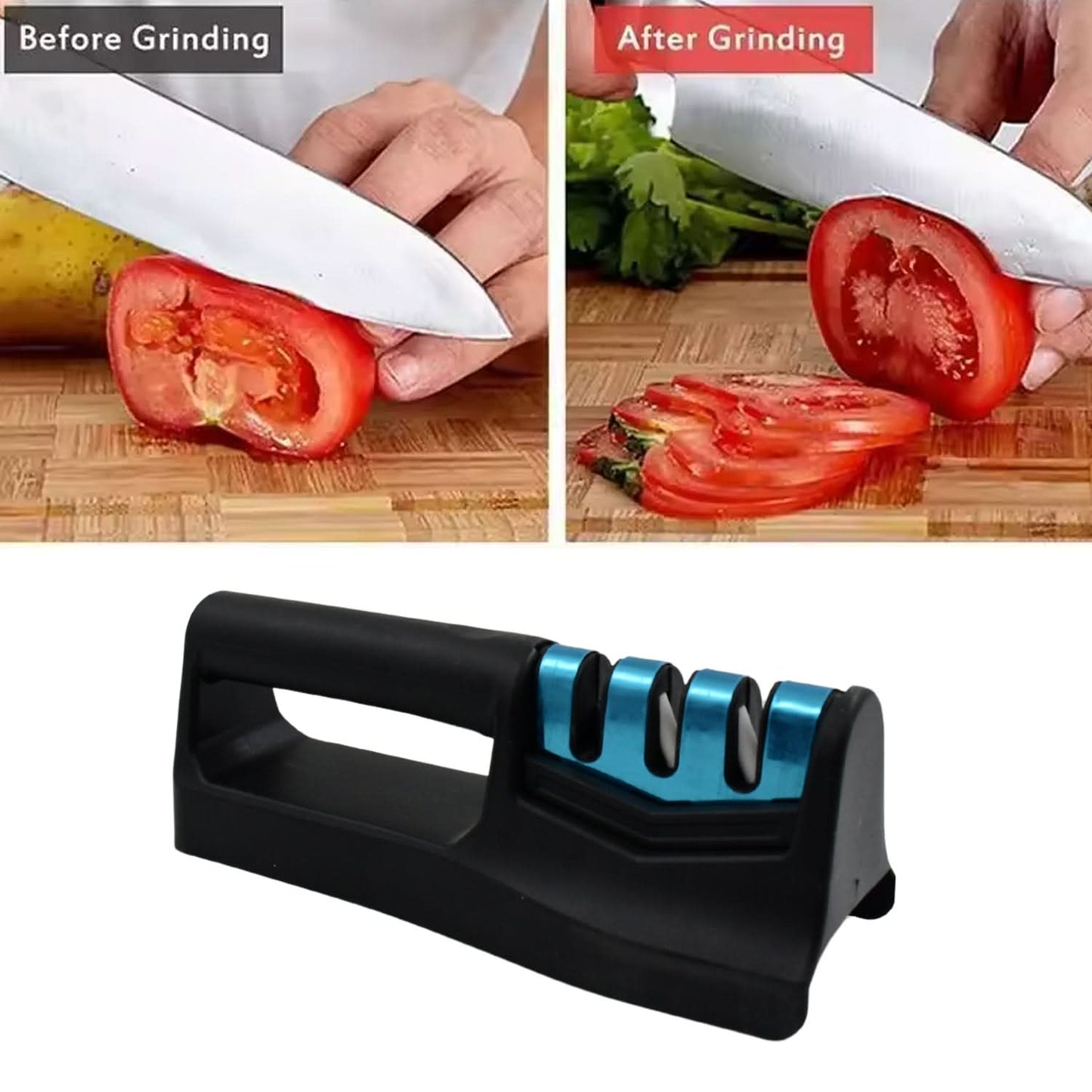 Knife Sharpener For Kitchen  Knife Sharpener for Handheld Knives  Pocket Knife Sharpener  Knife Sharpener For Chefs  Serrated Knife (9in1)