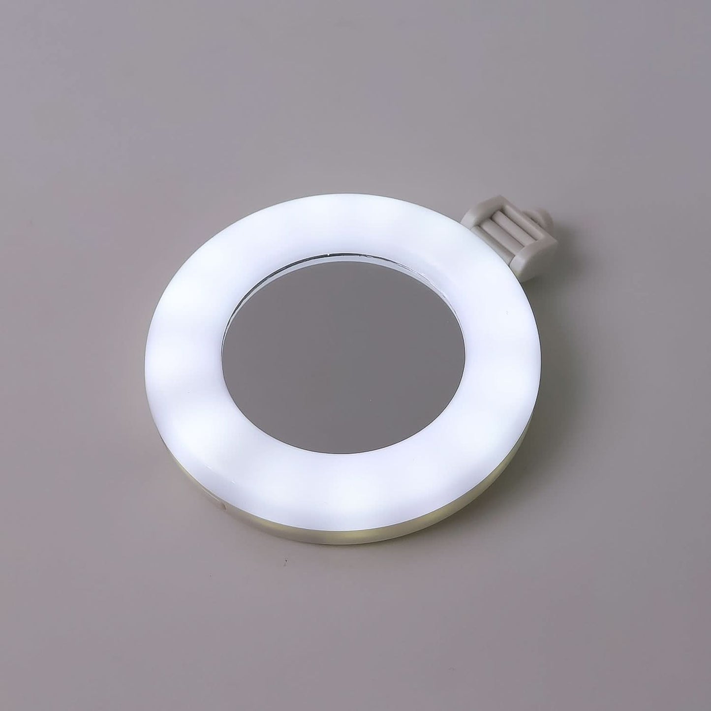 Rechargeable Led Selfie Ring Light For Mobile And Makeup Use (1 Pc)