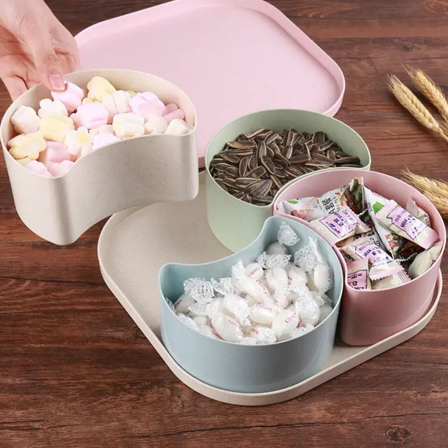 Candy Box Large Capacity Space-saving Compartment