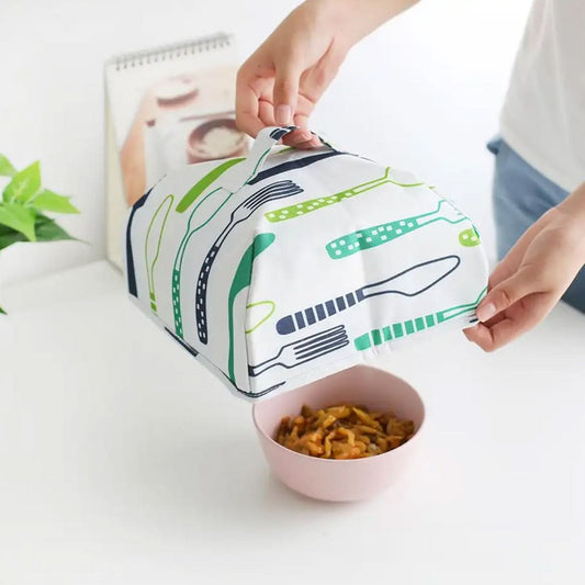 Foldable Food Covers Anti-dust Heat Preservation Anti Fly Mosquito Kitchen Lid Foldable Cover For Hot Food Food Dish Insulation Cover Food Warmer Cover For Kitchen Picnic