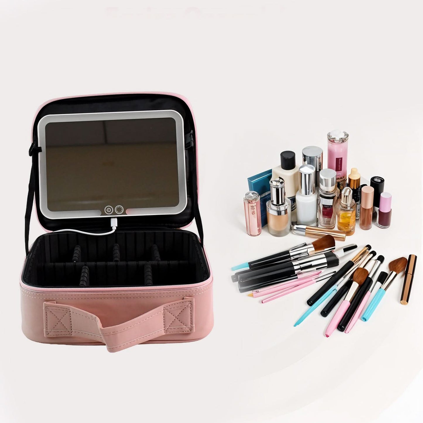 Premium Led Light Makeup Organizer Box