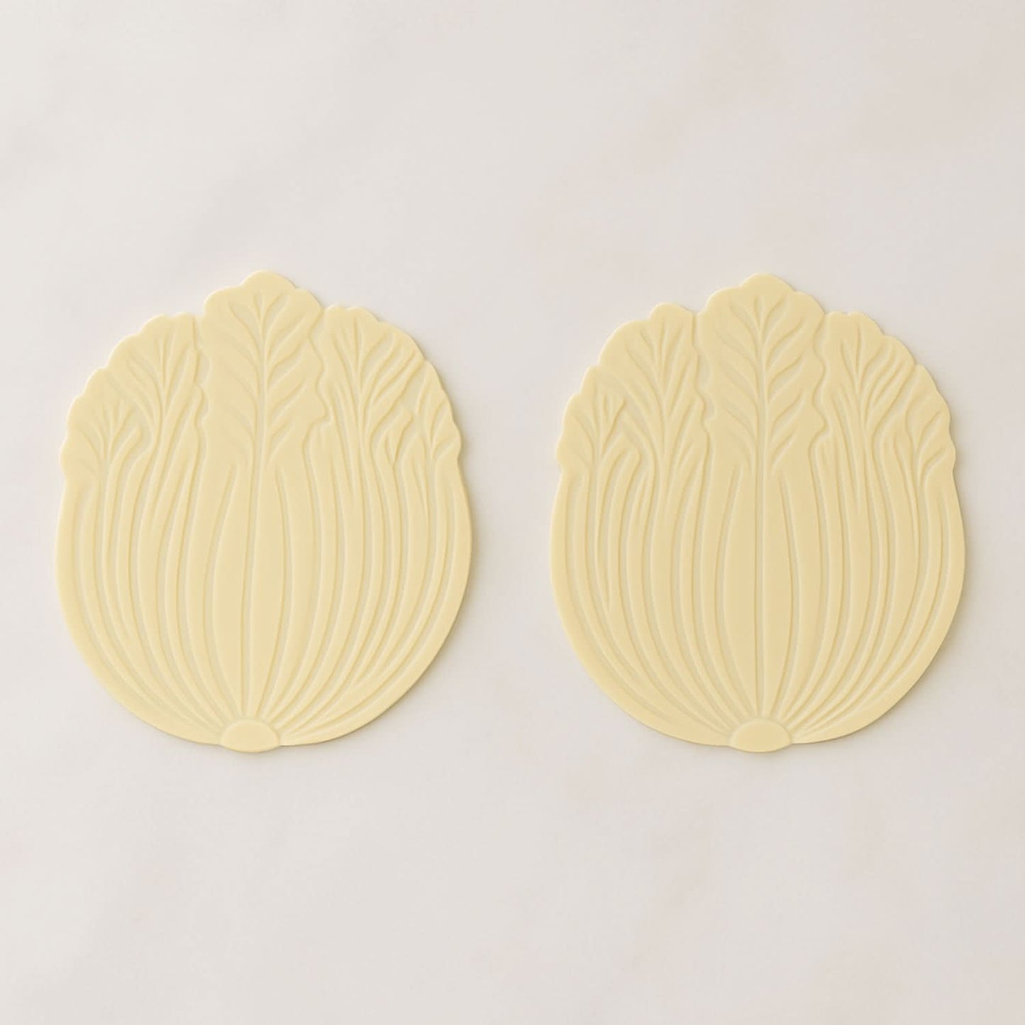 Silicone Leaf Design Coaster Set (2 Pc)