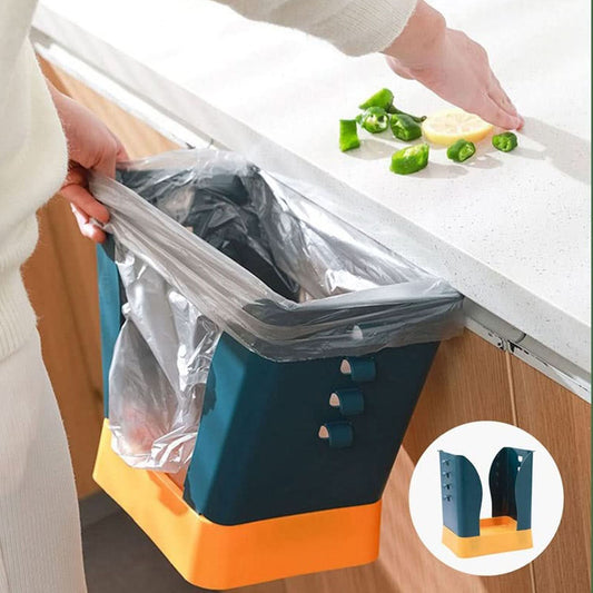 Trash Can Waste Container Expandable For Kitchen Bathroom Living Room Bedroom Outdoor (1 Pc)