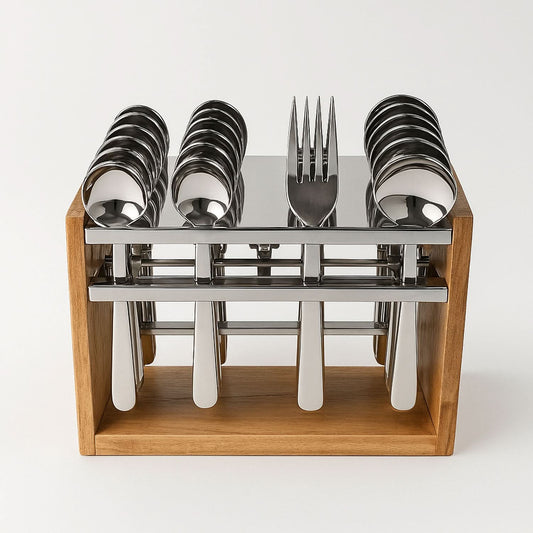 Apex Premium Stainless Steel Cutlery Set (24 Pc)