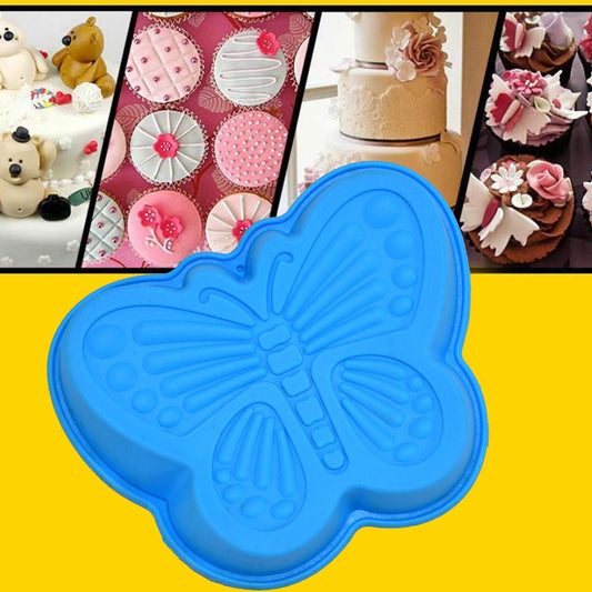 Butterfly Shape Cake Cup Liners I Silicone Baking Cups  Pack Of 4