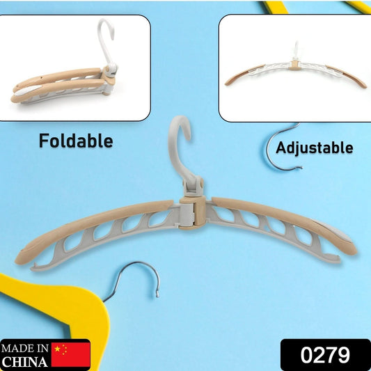 Portable Folding 360 Degree Rotating Clothes Hangers Travel Foldable  Adjustable Accessories Foldable Clothes Hangers Drying Rack For Travel (1 Pc)