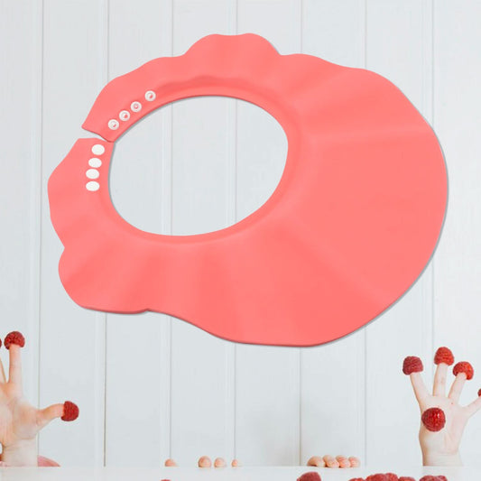 Baby Shower Caps Bath Cap For Toddler Flexible Material Comfortable Wash Hair (1 Pc)