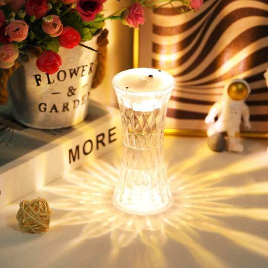 Crystal Lamp Universal Night Light Soft Lighting.
