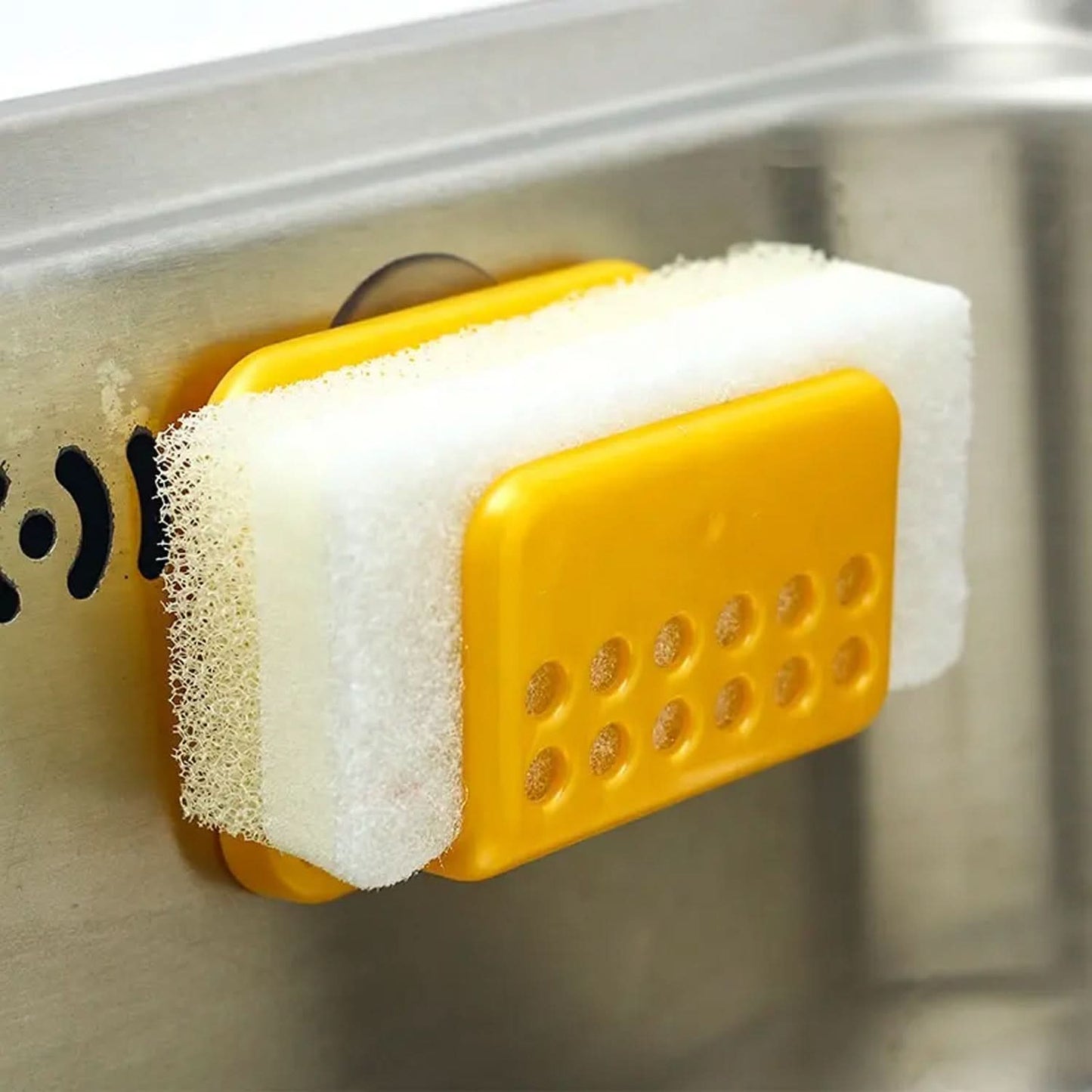 Self Adhesive Sponge Holder No-drilling Soap Holder  Multipurpose Use