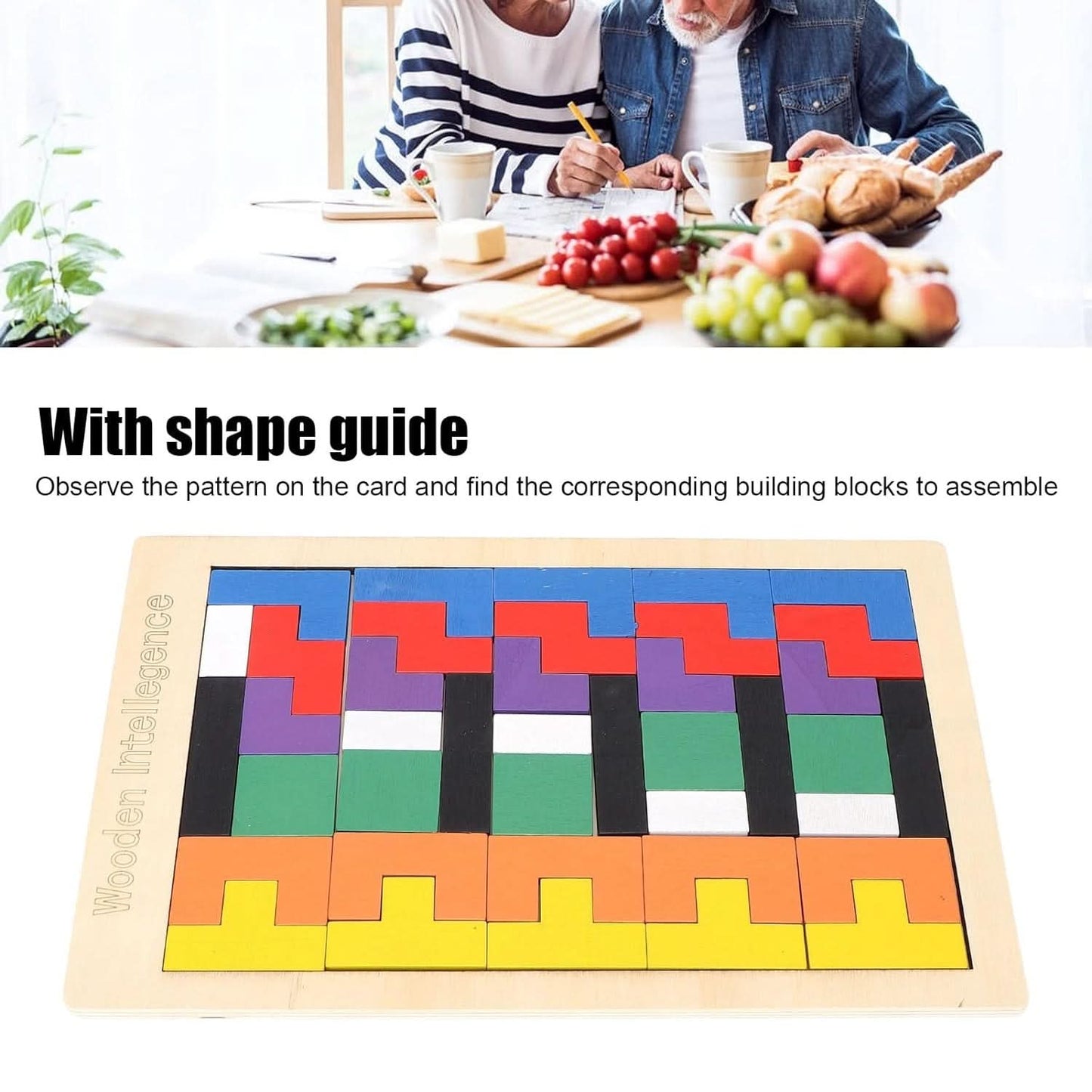 Wooden Blocks Puzzle for Children