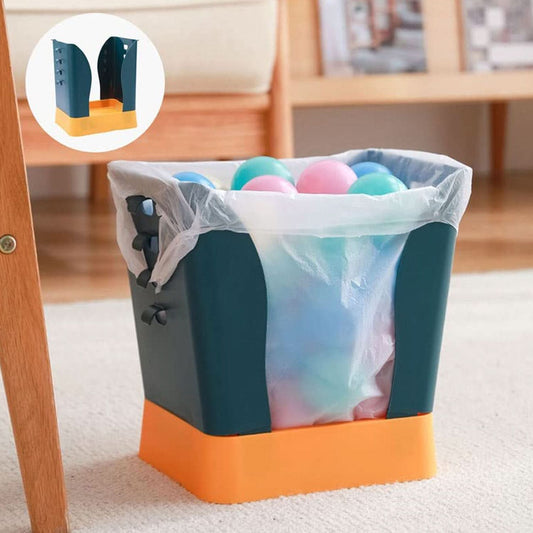 Trash Can Waste Container Expandable For Kitchen Bathroom Living Room Bedroom Outdoor (1 Pc)