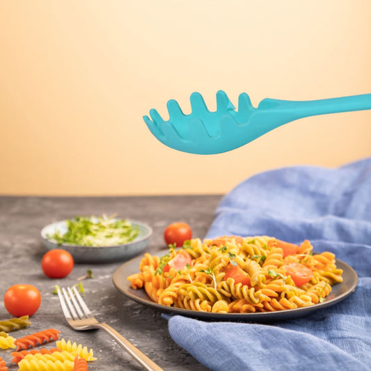 Pasta Fork Cutlery Food Grade Kitchen, Non Slip Heat Resistant Spaghetti Spoon Best Kitchen Appliances (29cm)