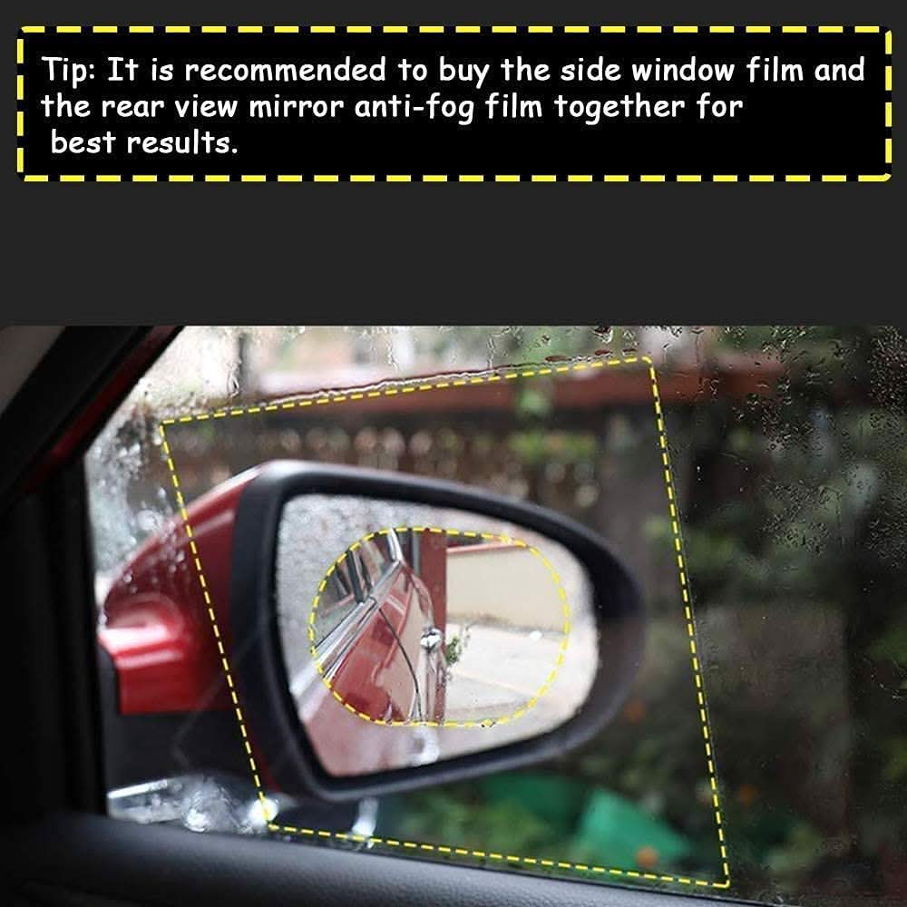 Anti Fog Anti Scratch Interior Rearview Car Mirror Film Waterproof