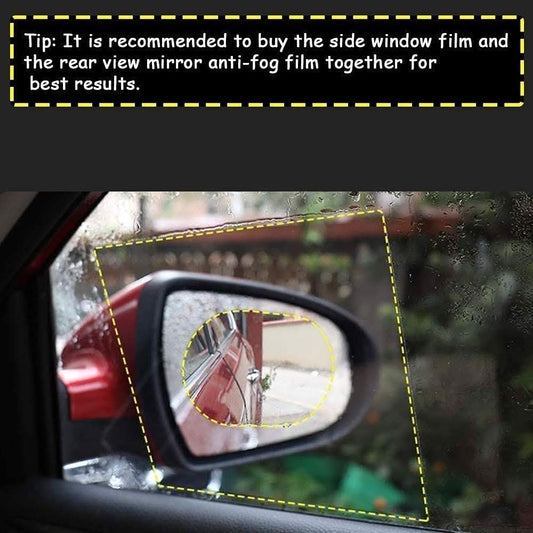 Anti Fog Anti Scratch Interior Rearview Car Mirror Film Waterproof