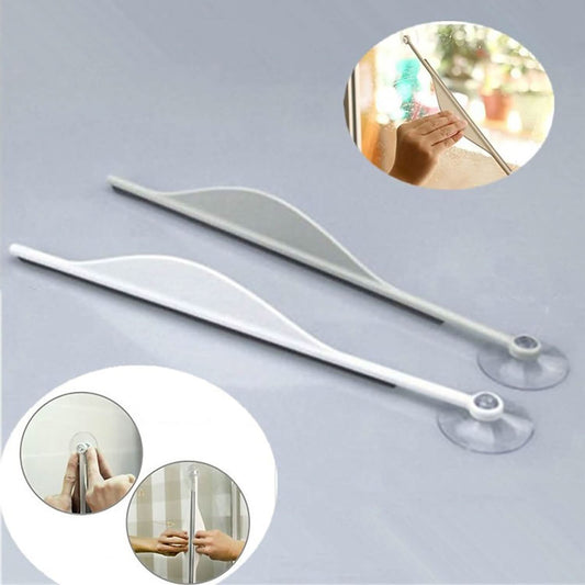Shower Glass Squeegee Creative Bathroom Flat Mirror
