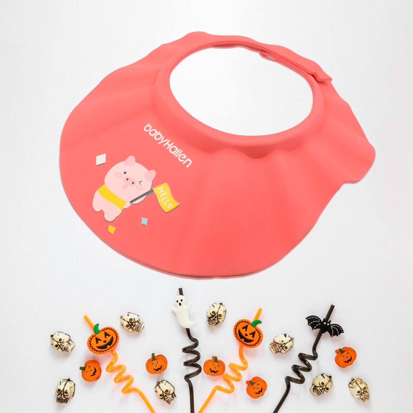 Baby Shower Caps Bath Cap For Toddler Flexible Material Comfortable Wash Hair (1 Pc)
