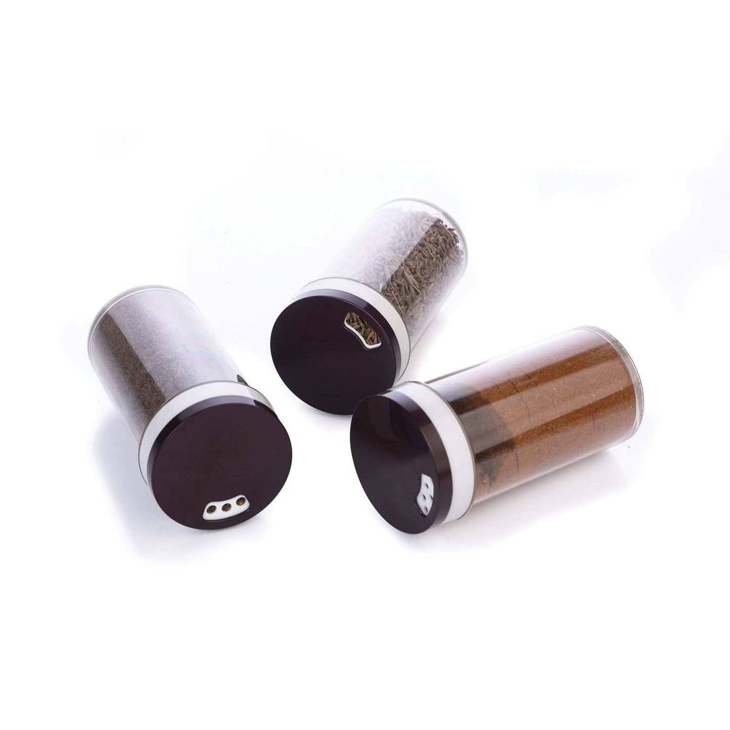 Ganesh Multipurpose Revolving Spice Rack With 16 Pcs Dispenser Each 100 Ml Plastic Spice Abs Material 1 Piece Spice Set 1 Piece Spice Set  (Plastic)