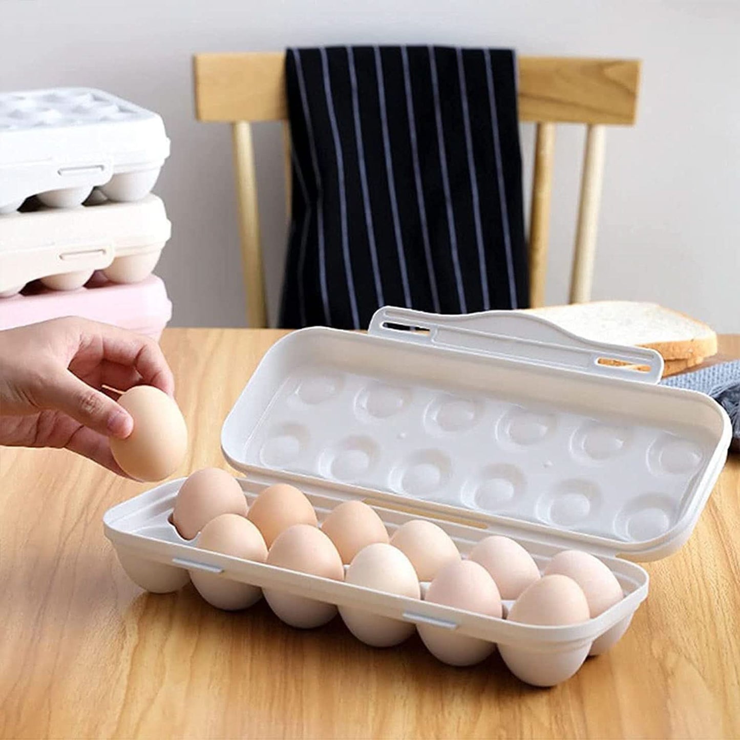 18 Grid Egg Holder With Buckle