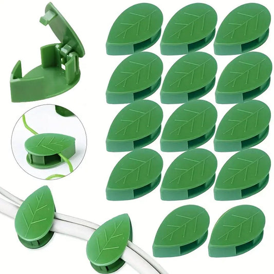 Plant Climbing Wall Fixture Clip Self-adhesive Hook Vines Traction Invisible Stand (30 Pcs Set)