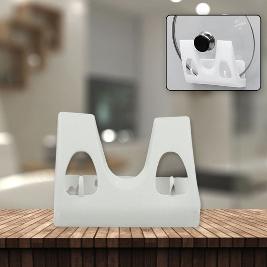 Pot Lid Rack Wall Mounted Kitchen Organizer Multifunction Plate Dish Rack Shelf (1 Pc)