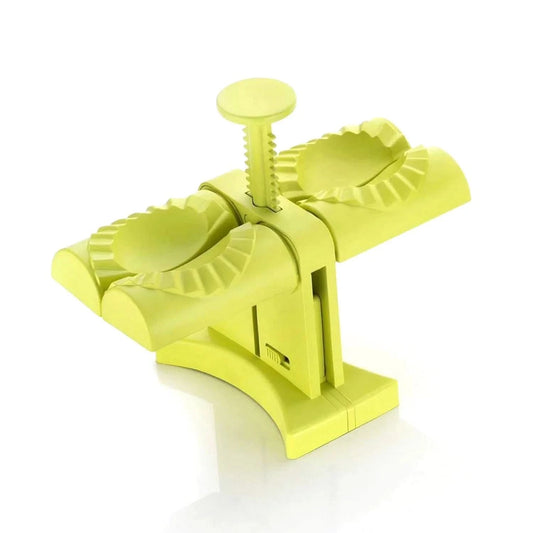 Dumpling Maker Mold Double Head Dumpling Mold, Kitchen Accessories (Brown Box)