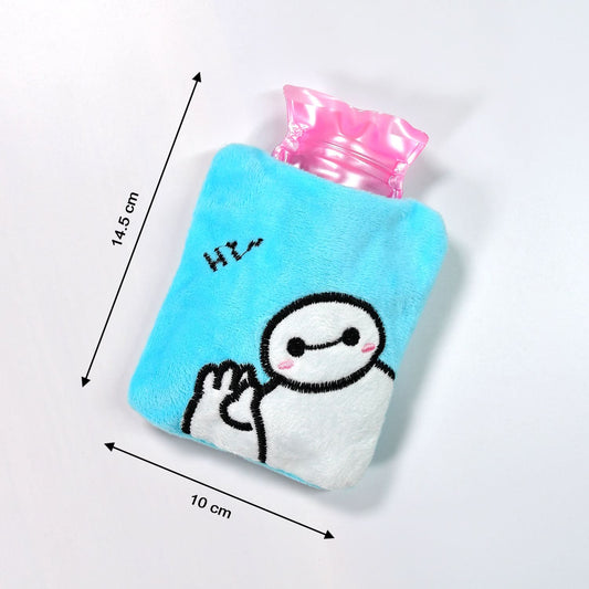 Blue Baymax Small Hot Water Bag With Cover
