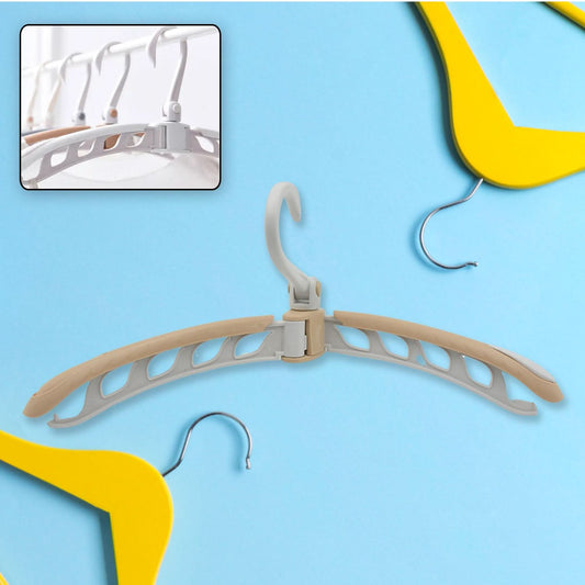 Portable Folding 360 Degree Rotating Clothes Hangers Travel Foldable  Adjustable Accessories Foldable Clothes Hangers Drying Rack For Travel (1 Pc)